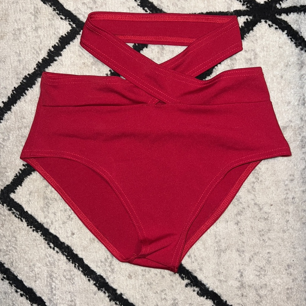 Maroon Bathing Suit Set - image 2